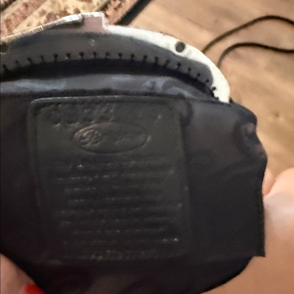 Brighton Black Crocodile-Embossed Clutch with Chain- vintage - Picture 4 of 9